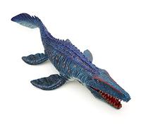 SIENON Jurassic Mosasaurus - Dinosaurio de juguete realista de 34 cm, figura de dinosaurio, gran criatura marina profunda hecha de plástico, juego de modelo de animal oceánico pintado a mano, tapa de