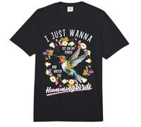 Siéntate en mi Porche y mira el Divertido Amante de los colibríes Comfort Colors Adult Heavyweight T-Shirt