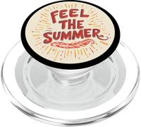 Siente el emblema del logotipo de verano PopSockets PopGrip para MagSafe