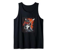 Siente el ritmo con este genial gato de guitarra Camiseta sin Mangas