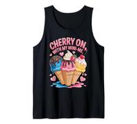 Siente la guinda con mi Amor por los Helados Mini-Me Camiseta sin Mangas