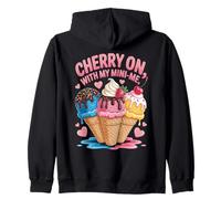 Siente la guinda con mi Amor por los Helados Mini-Me Sudadera con Capucha