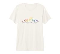 Siéntete Orgulloso de la Escalada Rainbow Mountain Hiking Camiseta Premium