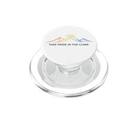Siéntete Orgulloso de la Escalada Rainbow Mountain Hiking PopSockets PopGrip para MagSafe