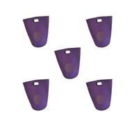 Siepificius Bolsa de transporte para cuenco de cristal, bolsa de cristal para viajes, yoga, 9 pulgadas, azul 9 pulgadas, Juego de 5 (morado, 25,4 cm), 10" (25,4 cm), como se muestra en la