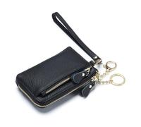 Siepificius Cartera corta de piel sintética con bolsillo para guardar dinero y tarjetas de débito, bolsa de transporte, color negro, Black, as description, como se muestra en la