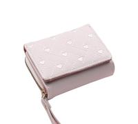 Siepificius Cartera de piel con múltiples ranuras para mujer, monedero, monedero de dinero, regalo de identificación, tarjetero, color negro, beige, 10.5x8x3.7cm, como se muestra en la