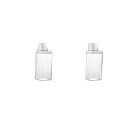 Siepificius Contenedor de almacenamiento de arroz para despensa con taza medidora, dispensador de detergente para lavandería, M (1100 ml), color blanco, Juego de 2 (blanco, 1500 ml), 1500ml, como se