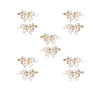 Siepificius Decoración de zapatos de moda con hebilla para damas de honor, 9.5x6.5cm, Poliéster, como se muestra en la