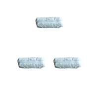 Siepificius Estuche de felpa para lápices de gran capacidad, con cierre de cremallera, organizador de papelería, suministros escolares y de oficina, color caqui, Juego de 3 (blanco), as description,