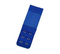 Siepificius Extensión de correa de sostén extensores hebilla 2 ganchos accesorios multicolor banda alargada reemplazo 3 filas ropa interior blanco, azul real, as description