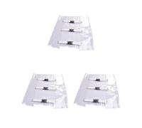 Siepificius Funda para pie de silla dental, transparente, reutilizable, repuesto directo, a prueba de polvo, Juego de 3 (transparente), 46.5x42x34cm, como se muestra en la