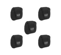 Siepificius Funda protectora de neopreno para carrete de pesca, a prueba de golpes, S, Juego de 5 (L), L, como se muestra en la