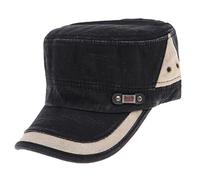 Siepificius Gorra unisex de algodón para hombre y mujer, color azul oscuro, Negro, Talla única