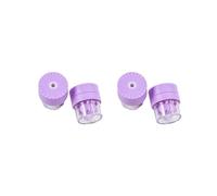 Siepificius Juego de 2 herramientas de limpieza de lentes de contacto, reutilizables, profesionales, para camping, viajes, senderismo, accesorios de almacenamiento, color morado, Juego de 2 (morado),