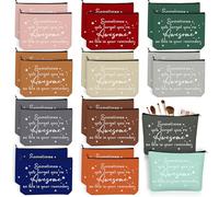 Sieral 24 bolsas de maquillaje inspiradoras, regalo de agradecimiento para enfermeras, regalo para mujeres, con texto en inglés "You're Awesome", regalos motivacionales para compañeros de trabajo