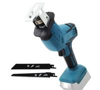 Sierra alternadora eléctrica inalámbrica con 4 cuchillas - Compatible con batería Makita 18 V - Para madera y metal - Sin batería ni cargador
