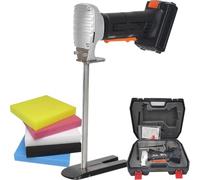 Sierra alternante eléctrica para espuma y goma, herramienta de corte de goma de espuma sin escobillas, eficiente kit de corte de esponja de 6/8/12 pulgadas, versátil y profesional