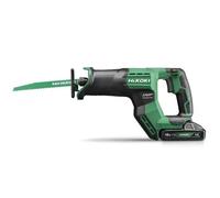 Sierra alternativa compacta sin escobillas HIKOKI de 18 V con capacidad de corte de 130 mm para trabajar cómodamente en espacios reducidos CR18DMAWWZ