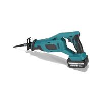 Sierra alternativa inalámbrica de 1500 W y 288 VF, herramienta eléctrica for cortar madera metal con batería 18 V cuchillas, iones litio 1/2 pieza Para uso de bricolaje(2 battery)