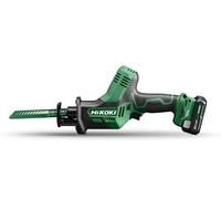 Sierra alternativa inalámbrica HIKOKI de 12 V con capacidad de corte de 50 mm para espacios reducidos y trabajos flexibles CR12DAWEZ