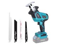 Sierra alternativa inalámbrica Sierra alternativa eléctrica sin escobillas variable con 4 hojas de sierra for cortar madera y metal for 21