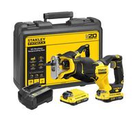 Sierra alternativa inalámbrica Stanley FatMax V20, 2 x 2,0 Ah 18 V SFMCS310D2K