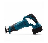 sierra alternativa, Sierra alternativa inalámbrica sin escobillas con 4 hojas, sierra eléctrica for cortar madera, metal, tuberías de PVC y materiales.(2 Battery Set)