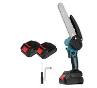 sierra alternativa, Sierras De Poda Eléctricas Portátiles 21V Y 8 Pulgadas, Motosierra Pequeña Para Dividir Madera, Motor Cepillo, Herramienta Carpintería Para Una Mano Para Jardín Huerto(Capacity5*2)