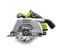 RYOBI - Sierra Circular 18V ONE+ Hoja Ø 165 mm - Hasta 52 mm a 90° - Velocidad máx. 4700 rpm - para Trabajos en Madera, Cortes de Suelos, Puertas y Encimeras - Sin Batería ni Cargador - R18CSP-0