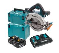 Sierra circular a batería Makita Li-ion LXT 2x18V/5.0Ah DHS710PT2J