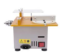 Sierra circular de mesa, minisierra de mesa, pequeña máquina de tallar 9000 rpm, sierra de mesa, corte de madera, pulido de 220 V para cortar, pulir y grabar