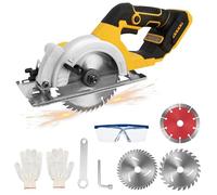 Sierra circular Dewalt 20 V, 5.5 pulgadas, corte 0-45°, 2 hojas 140 mm, 48 mm - 33°