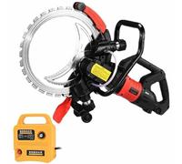 Sierra Circular Eléctrica Para Hormigón 8800 W/9500 W,Cortadora Anillos Hormigón,Ranuradora Pared Con Hoja Titanio,Profundidad Corte 30 Cm,3000 Rpm,Para Granito Piedra,9500W-2xblade