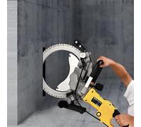 Sierra circular eléctrica profesional de 8000 W para hormigón, rozadora de muros,sierra eléctrica toroidal para hormigón con hoja de diamante.Seco/húmedo, profundidad de corte: 29/39/49 cm 8500