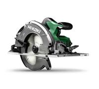Sierra circular HIKOKI 1.300W Ø 190 mm con profundidad de corte de 66 mm, freno y placa base compatible con carril guía C7BUMW1Z