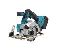 Sierra circular inalámbrica, sierra circular inalámbrica Ø125mm 0-45° 4000RPM con batería y cargador, motosierra inalámbrica para cortar madera/plástico