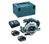 Sierra Circular MAKITA DHS680RMJ (2 x 4,0 Ah + DC18RC + MAKPAC 3)