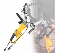 Sierra circular para hormigón, sierra profesional para cortar paredes de 5000 W, cortadora manual sin polvo para hormigón y ladrillo, ranuradora Groovin, para granito, piedra, ladrillo y mármo AC8400