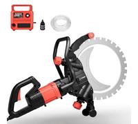 Sierra Cortadora de Anillo 16" Toroidal Eléctrica para Hormigón, Sierra de Pared 8980W Portátil, sierras para Ladrillo, Suministro de Agua, Corte 29cm, para Ranurado en Ladrillo