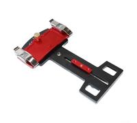 Sierra cuadrada de precisión multiángulo con 11 ajustes de ángulo de -60° a 60° para cortes precisos, compatible con rieles guía principales, diseño de aleación de aluminio ligero