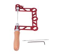 Sierra de Afrontamiento con Mango de Madera En Forma de U, Marco de Afrontamiento Para Carpintería Y Fabricación de Joyas, Sierra de Trastes Profesional 3In