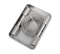 Sierra de alambre de deshorning - Cortador de cuerdas de cuerno de cabra de acero inoxidable, cuerda de 14 m con asas de agarre firme, herramienta de sierra manual eficiente, suministro de rancho