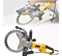 Sierra de anillo eléctrica para hormigón 8000W,máquina cortadora de hormigón de alta resistencia 400mm,profundidad máxima 30 cm,sierra toroidal húmeda con supresión polvo.,1xblade