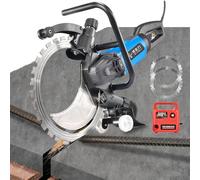 Sierra de anillo eléctrica profesional para hormigón de 8800W, con 2 discos de diamante y suministro de agua, motor de escobillas, corte profundo de 30 cm para hormigón,ladrillo,azulejos y granito