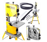 Sierra De Banda 900W Para Madera Y Metal + 4 Hoja De Sierra Con Mesa Inclinable