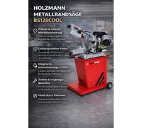 Sierra De Banda De Metal Holzmann Con Sistema De Refrigeración BS128COOL