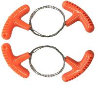 Sierra de bolsillo de acero inoxidable de 70 cm, para madera y plástico, herramienta ligera de supervivencia compacta, ideal para acampar y exteriores (2, NARANJA)