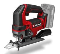 Einhell Sierra de calar con batería TE-JS 18/100 Li-Solo Power X-Change (18V, 100mm prof. de corte en madera, 26mm altura de elevación, máx. 45º cortes oblicuos, incl. hoja de sierra, sin batería)