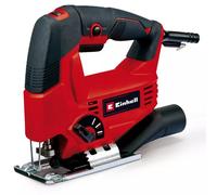 Einhell Set de sierra de calar TC-JS 80/1 (550W, 20mm de alt. de carrera, func. de carrera pendular, 80mm de profundidad en madera, 10mm en acero, 3000 min-1, incl. 3 hojas de sierra de vástago en T)